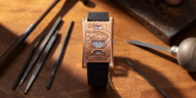 Chronos im Goldkäfig: Warum die Neo Digiteur Chronos mehr Skulptur als Uhr ist